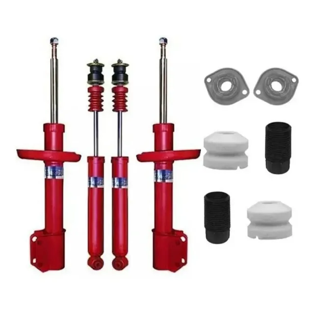 Kit 4 Amortiguadores Fric Rot Corsa Cazoletas Fuelle