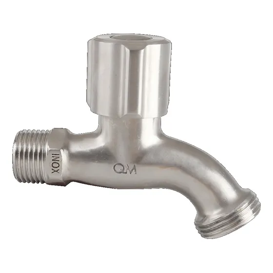 Llave Chorro Manguera Qm Decorativo Satinado Acero 304 1/2 