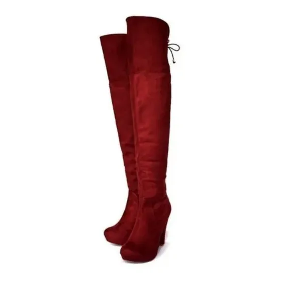 Botines Dama Corte Alto Extra Largos