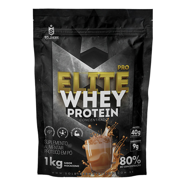 Elite Pro Whey Protein Concentr 80% 1kg - Soldiers Nutrition Elite Pro Whey Protein Concentr 80% 1kg - Soldiers Nutrition