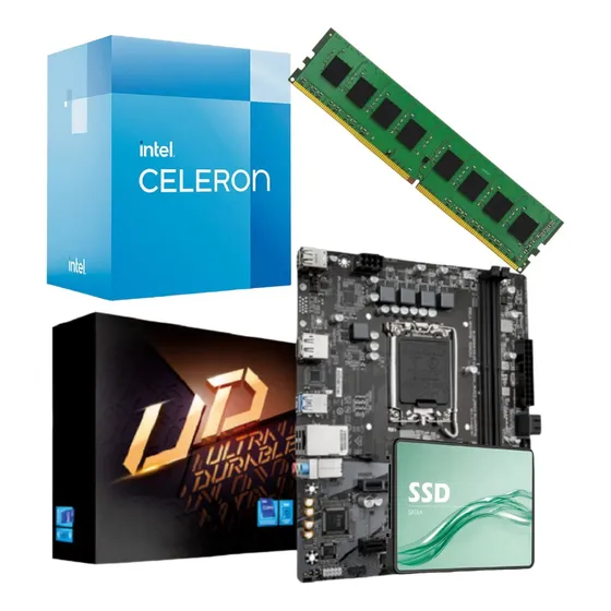 Combo Ecovision Intel Celeron G5925 + 16gb + 480gb