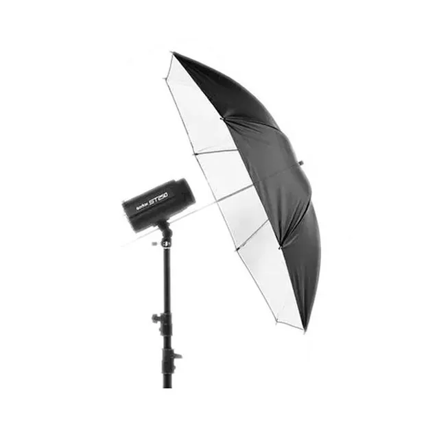 Paraguas Negro Y Plateado Fotografía Iluminación 108cm