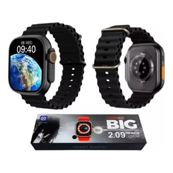 Relógio Smartwatch Tela 2.09 (t900 Ultra)