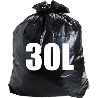 Saco De Lixo Mega Econômico 30 Litros 100 Unidades Saco De Lixo Mega Econômico 30 Litros 100 Unidades