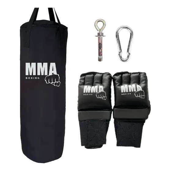 Saco De Boxeo Profesional Mma 100 Cm + Guantes Mma