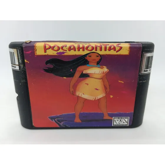 Jogo Pocahontas Mega Drive Sega Cartucho Disney