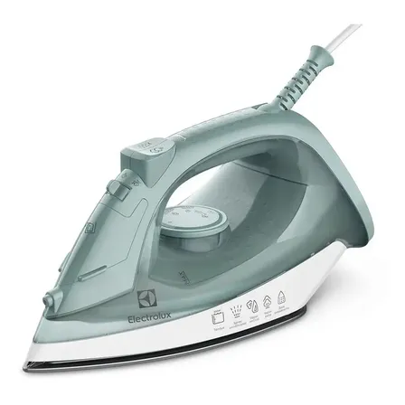 Ferro de Passar Seco e Vapor Electrolux Efficient Base antiaderente Vapor Vertical Extra 1200W de Potência Cabo 1,35m ESI11