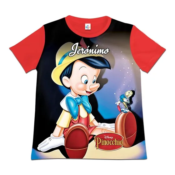 Franela Camisa Niño Pinocho En Algodon