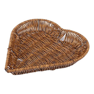 Cesta De Ratán En Forma De Corazón Para San Valentín Cesta De Ratán En Forma De Corazón Para San Valentín