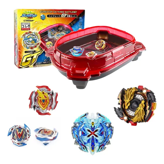 Juego De Trompos Beyblade Con Estadio Pista Y Lanzadores
