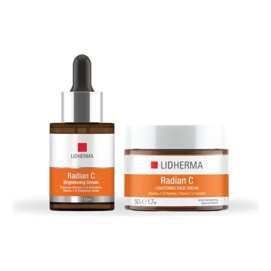 Lidherma Kit Radian C Serum 30 Ml + Crema 50 G Luminosidad