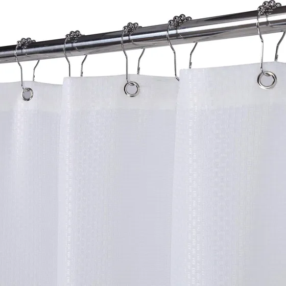 Faironly Cortina Ducha Tela Tejido Gofre Resistente Al Agua