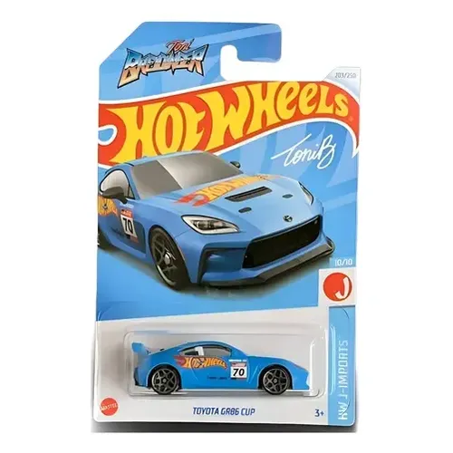 Hot Wheels Miniatura Carrinho Toyota Gr86 Cup J-imports Cor Toyota