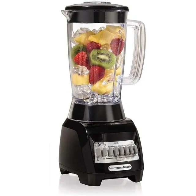 Licuadora Hamilton Beach 10 Velocidades 500w Vaso Plástico
