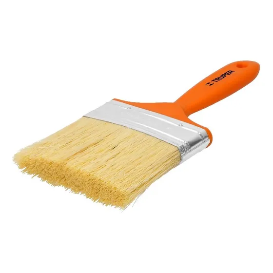 Brocha 6 PuLG P/impermeabilizar Cerda Vegetal Bren-6 Truper 