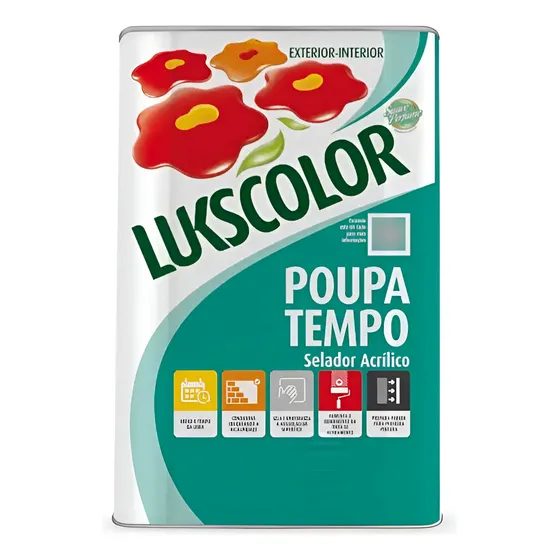 Selador Acrílico Fundo Para Paredes Lukscolor 18 Litros