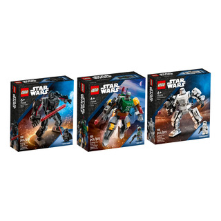 Lego Pack Meca Starwars Darthvader + Stormtrooper + Bobafett Lego Pack Meca Starwars Darthvader + Stormtrooper + Bobafett