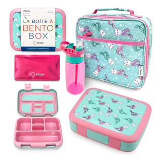 Set De Lonchera Kinsho Con Bolsa Y Botella Aislante Set De Lonchera Kinsho Con Bolsa Y Botella Aislante
