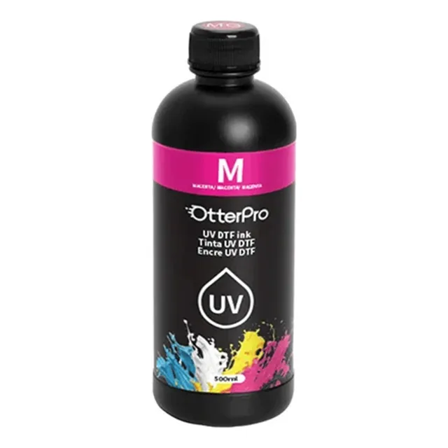 Bote De Tinta Para Dtf Uv Otterpro De 500ml Color Magenta