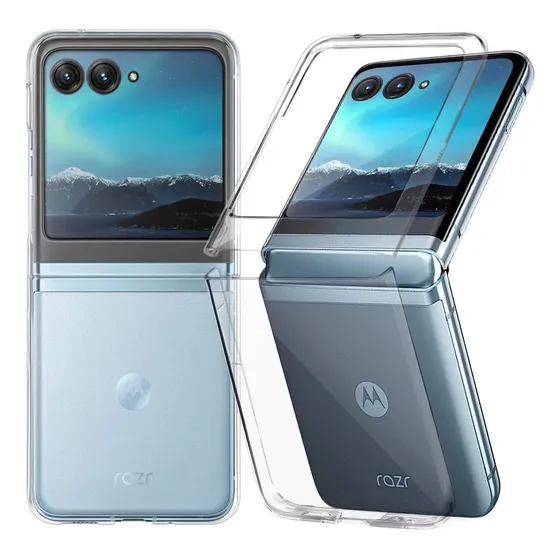 Capa Capinha Para Motorola Razr 60 Acrílica Transparente