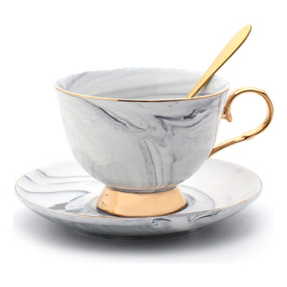 Juego De Tazas De Café De Mármol Y Taza De Té Con Leche De C Juego De Tazas De Café De Mármol Y Taza De Té Con Leche De C