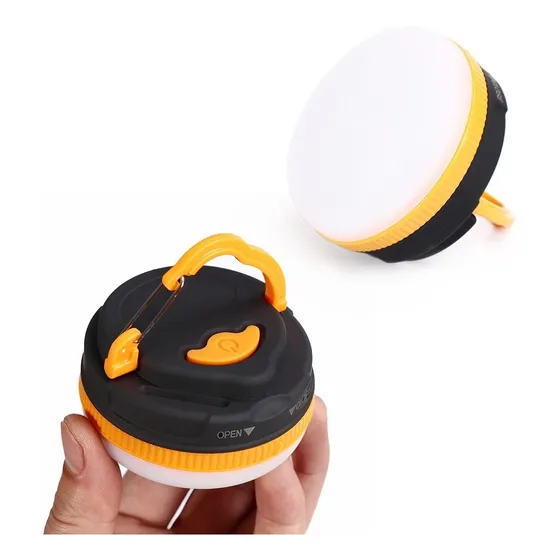 Luminária Lampada Led Camping Pesca Lanterna Com Gancho Imã