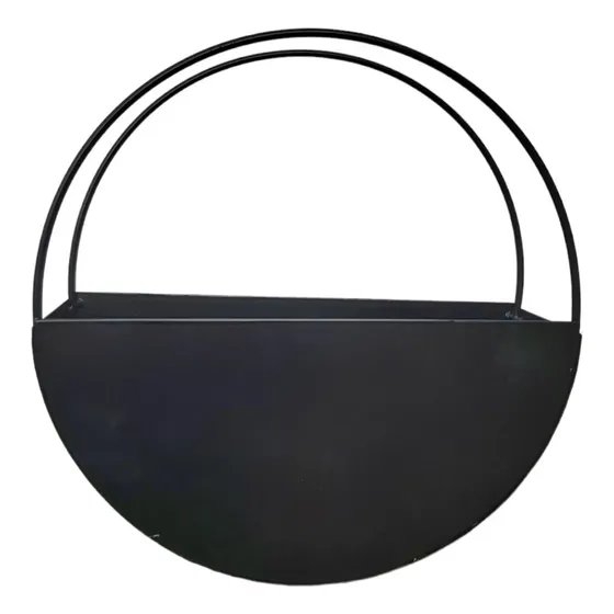 Macetero De Pared Circular Hierro