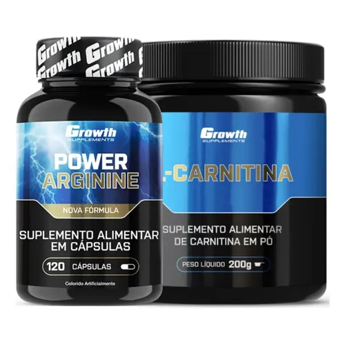 L-carnitina 200g Em Pó Original Growth Supplements
