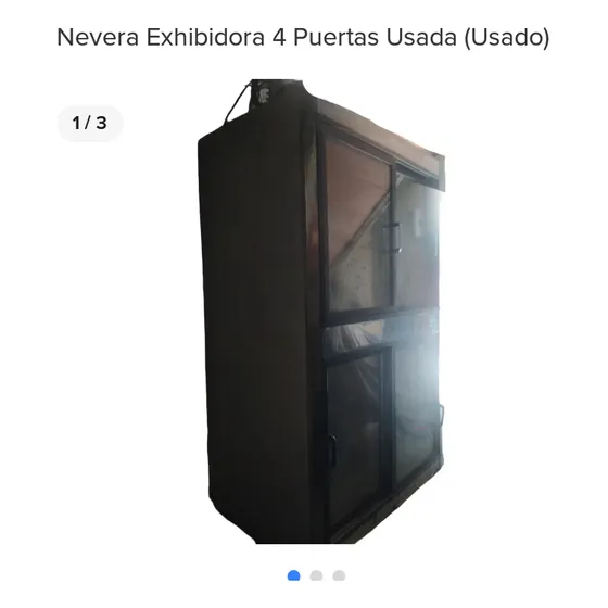 Nevera Exhibidora 4 Puertas Usada