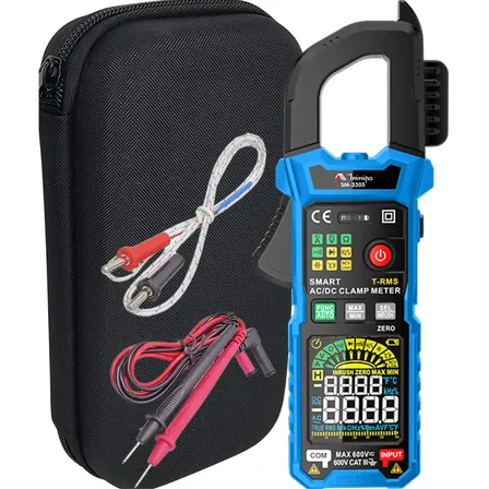 Alicate Digital Smart Sm-3305 Minipa Temperatura Ncv 600v