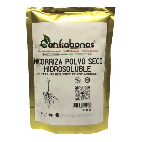 Micorriza Polvo Bioestimulante Radicular 200gr Confiabonos