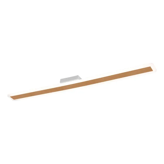 Plafon Aplique Led Bombi Madera Diseño Moderno Luz Desing