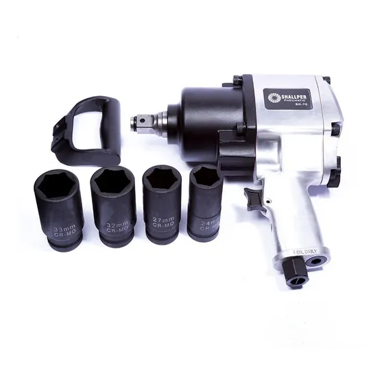 Chave De Impacto 3/4 Shallper Sk70 + 4 Soquetes 24,27,32,33