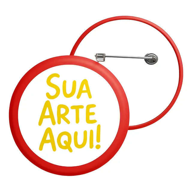 Boton Button Botton Personalizados - 4,5cm - 100 Peças 