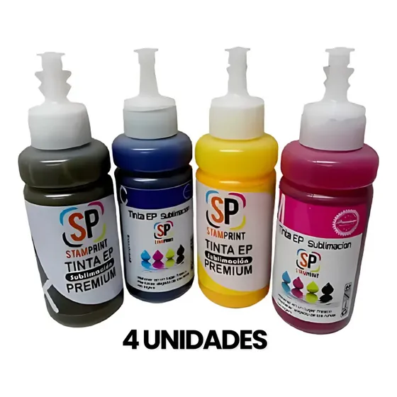 Combo Tinta Epson Sublimacion Stamprit Los 4 Colores 100ml