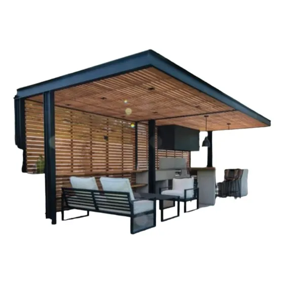 Cochera Galería Pérgola Estructura Quincho Alero Techo