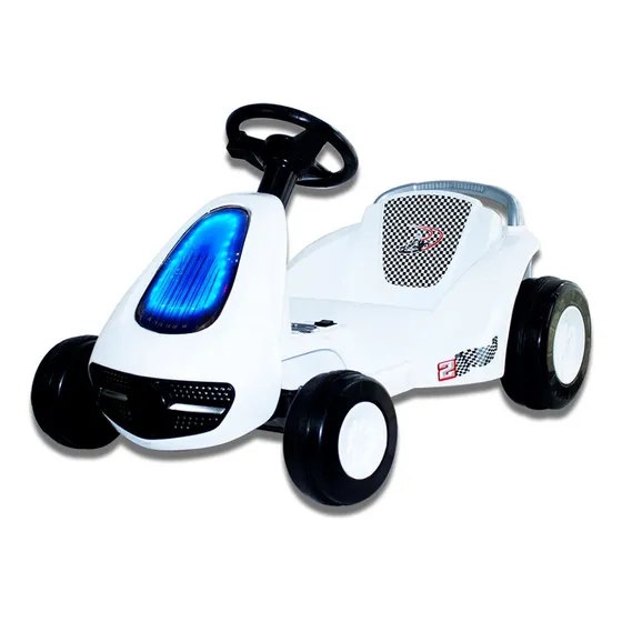 Auto A Batería Kart Música Luces Sonido Niño Niña Lo Ideal Color Rojo