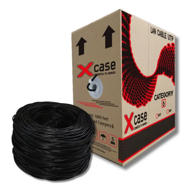 Cable De Red Cable Red Utp Cat 6xcase C15020negr 150m Color Negro