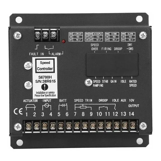 S6700h Controlador Velocidad Gobernador Motor Modulo