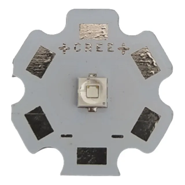 5 Unidades Power Led Cree Xpe2 3w Azul Royal 450-455nm