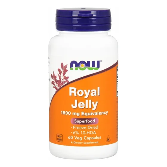 Jalea Real Supplement Now Foods, 60 Cápsulas (paquete De 2)