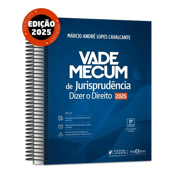 Vade Mecum De Jurisprudência - Dizer O Direito - Versão Espiral - Juspodivm