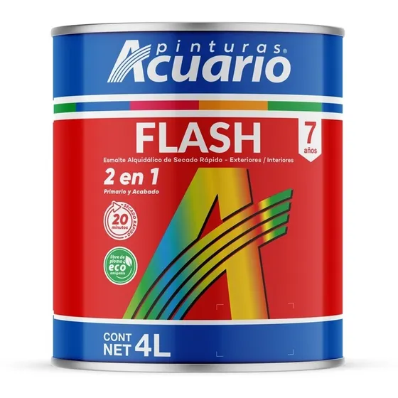 Pintura Flash Color Chocolate Acuario 4 Lt Ea43940