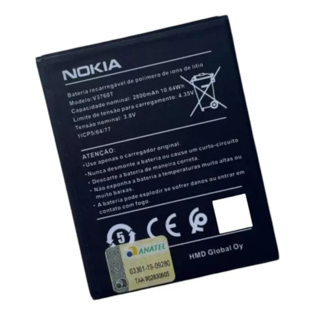 Bateria Nokia C2 V3760t Ta-1263 Nova