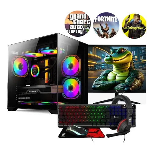 Pc Gamer Completo Fácil Intel I7 16gb Rtx 2060 6gb Hd 500gb
