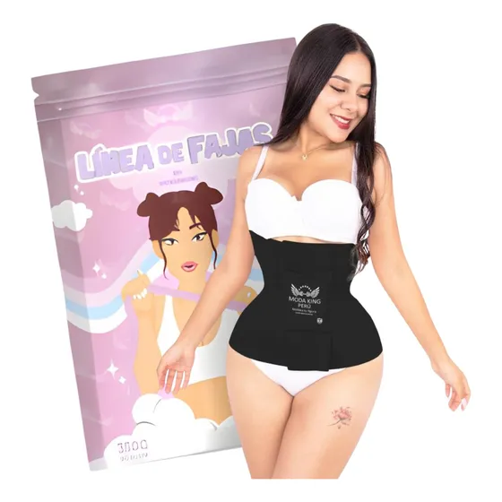 Faja Reductora Cinturilla Moda King Reloj De Arena Original