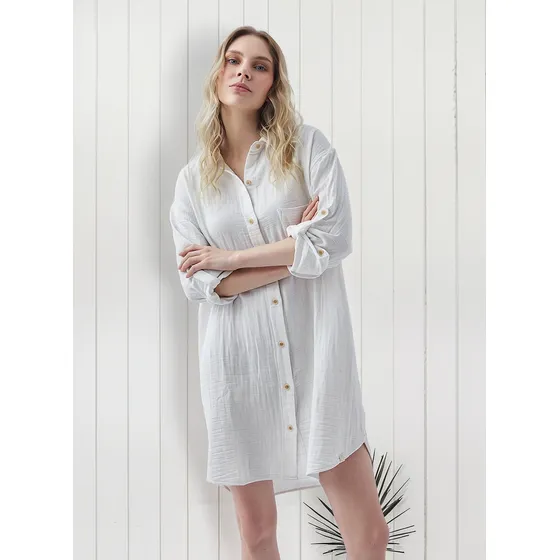 Vestido Americanino 672f001 Crudo Porc