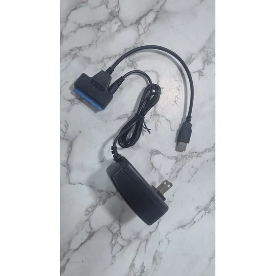 Cable Sata A Usb 3.0 Con Transformador Discos De 3.5  Y 2.5 