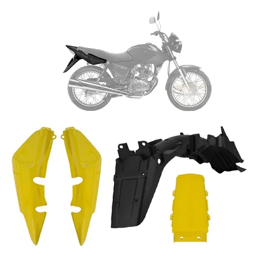 Rabeta Completa + Suporte De Placa Titan 150 2004 A 2008
