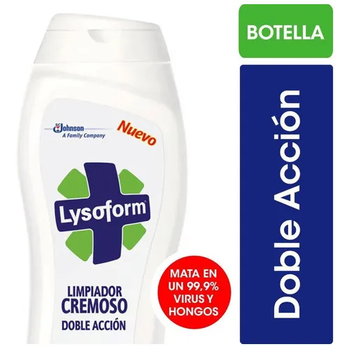 Limpiador Crema Lysoform Desinfectante Antibacterial 450 Ml
